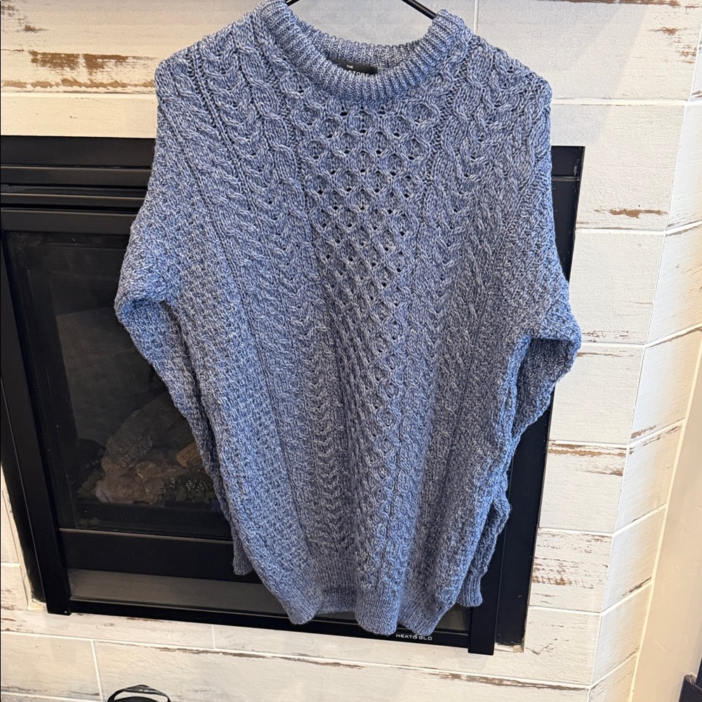 Men's Blue Crewneck Sweater